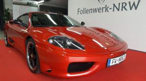 Ferrari 360 Modena in Gloss Dragon Fire Red by Folienwerk-NRW 2017 года